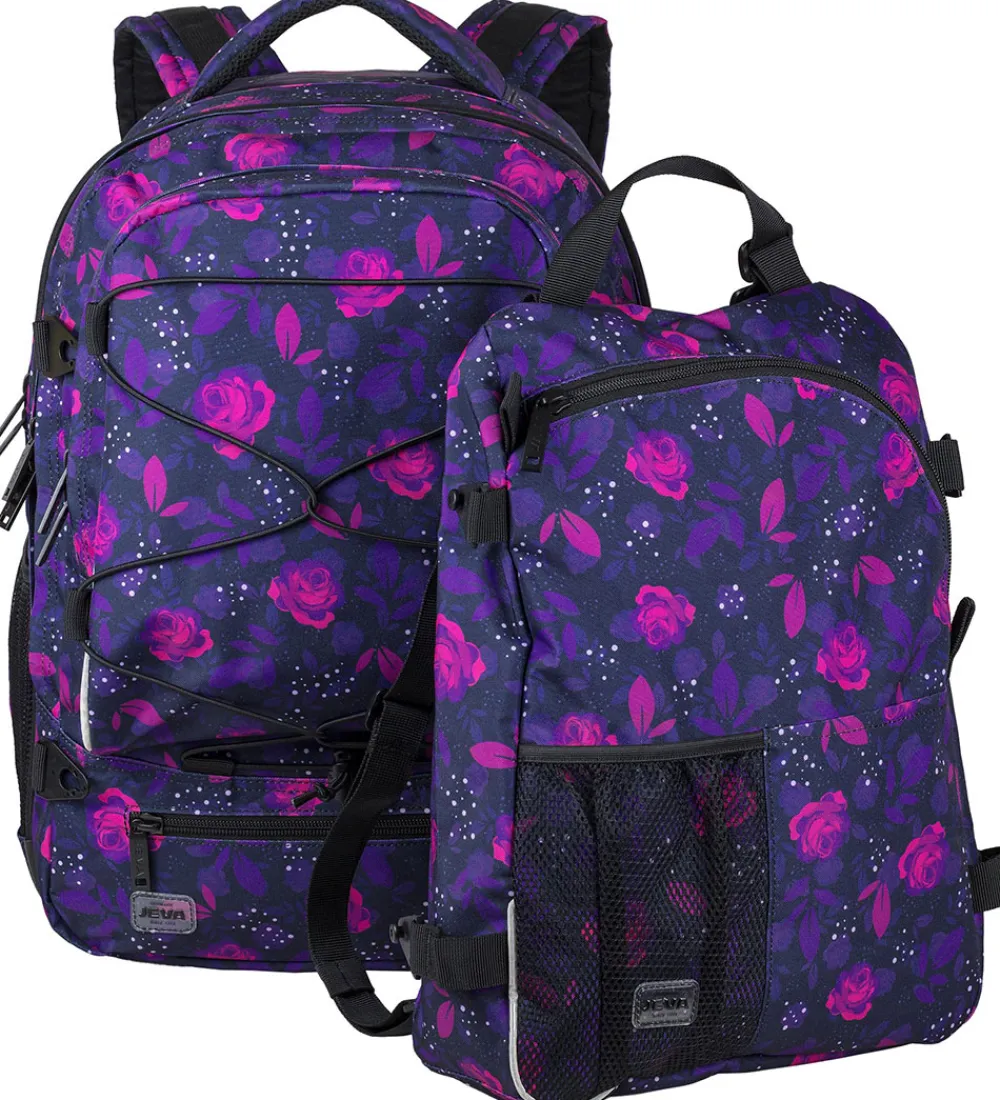 Jeva Skoletasker|Skoletaske - Supreme - Dark Rose