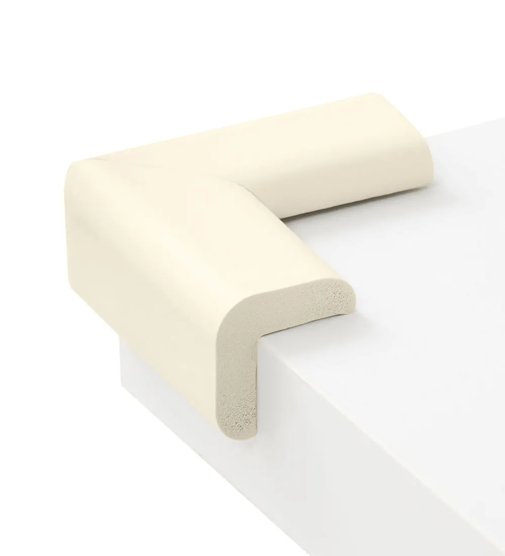 Børn Jippies Kant- Og Hjørnebeskyttere|Børnesikkerhed|Hjørnebeskyttere - Skum - 4 stk. - Hvid