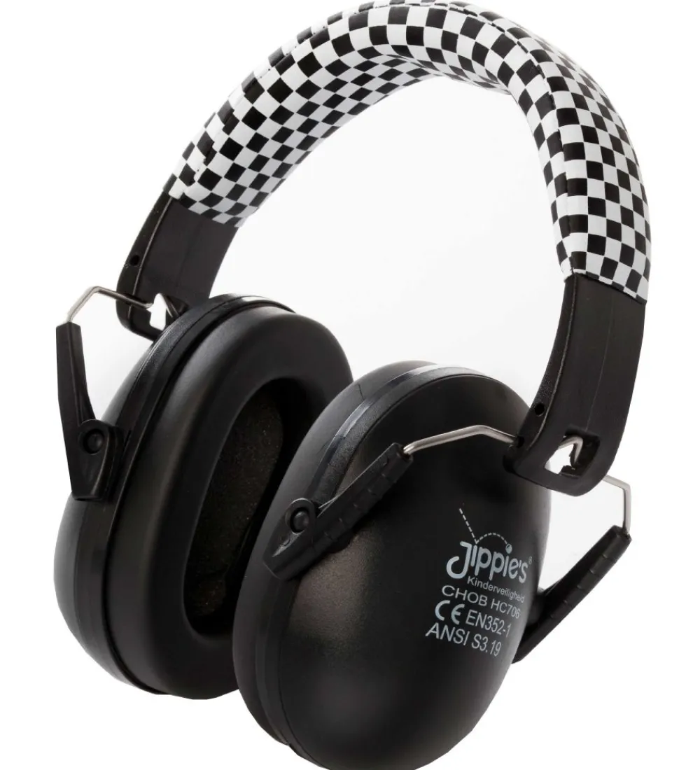 Jippies Høreværn>Høreværn - Black/White