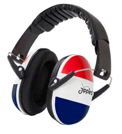 Jippies Høreværn>Høreværn - Rød/Hvid/Blå