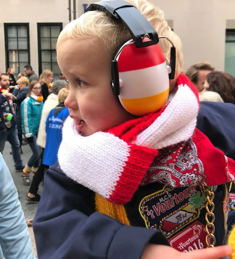 Jippies Høreværn|Høreværn - Rød/Hvid/Gul