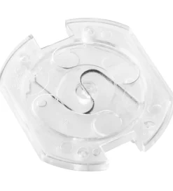 Børn Jippies Stikkontakt-Sikring|Børnesikkerhed>Stikkontakt-sikringer - Drejelig - 20 stk. - Transparent