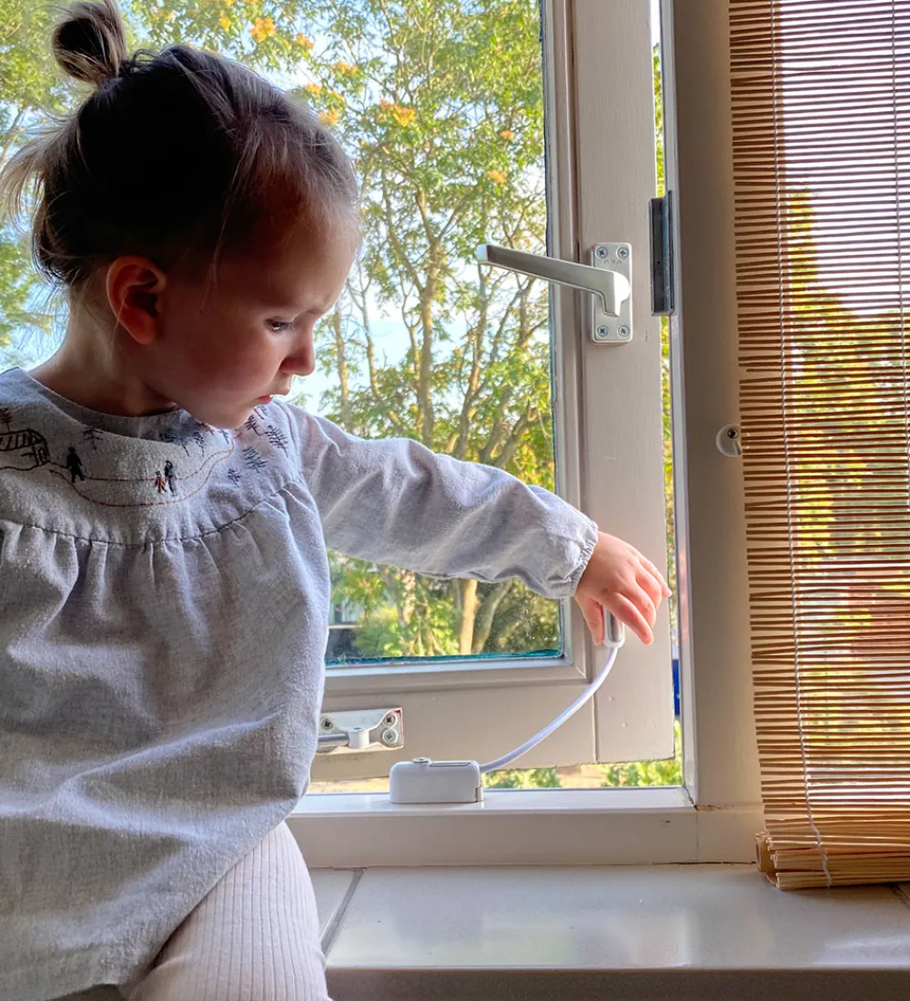 Børn Jippies Børnesikkerhed|Børnelåse|Vindueslås - Hvid