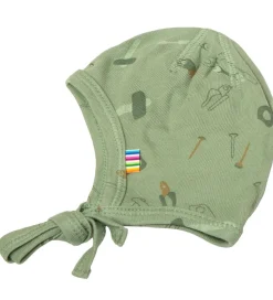 Børn Joha Babyhjelme>Babyhjelm - Bambus -Støvet Grøn m. Værktøj