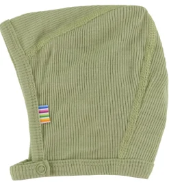 Børn Joha Babyhjelme>Babyhjelm - Rib - Uld/Silke - Grøn