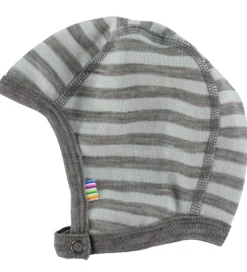 Børn Joha Babyhjelme>Babyhjelm - Uld - Grå/Mynte