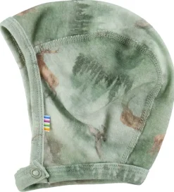 Børn Joha Babyhjelme>Babyhjelm - Uld - Grøn m. Skov