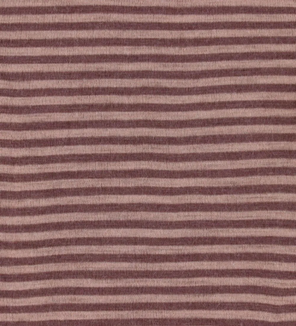 Børn Joha Babyhjelme>Babyhjelm - Uld - Rose m. Striber