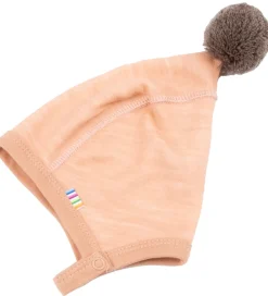 Børn Joha Babyhjelme|Babyhjelm - Uld/Bambus - Fersken