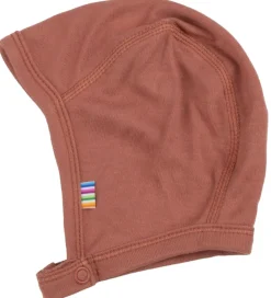 Børn Joha Babyhjelme>Babyhjelm - Viskose/Bambus - Rødbrun