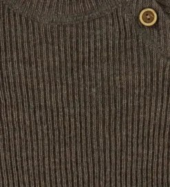 Børn Joha Bluser|Unisex-Tøj>Bluse - Strik - Uld - Brun Meleret