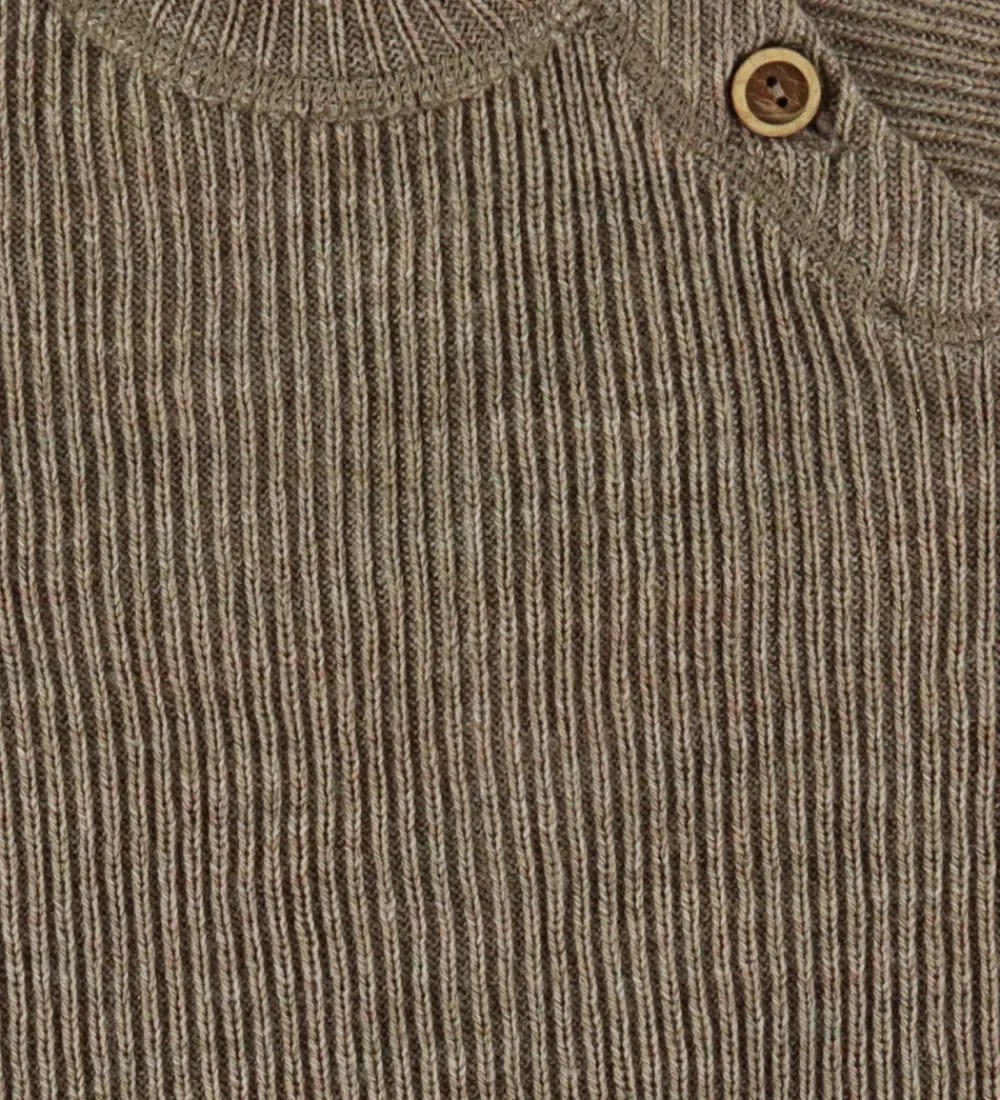 Børn Joha Bluser|Unisex-Tøj>Bluse - Strik - Uld - Beige Meleret