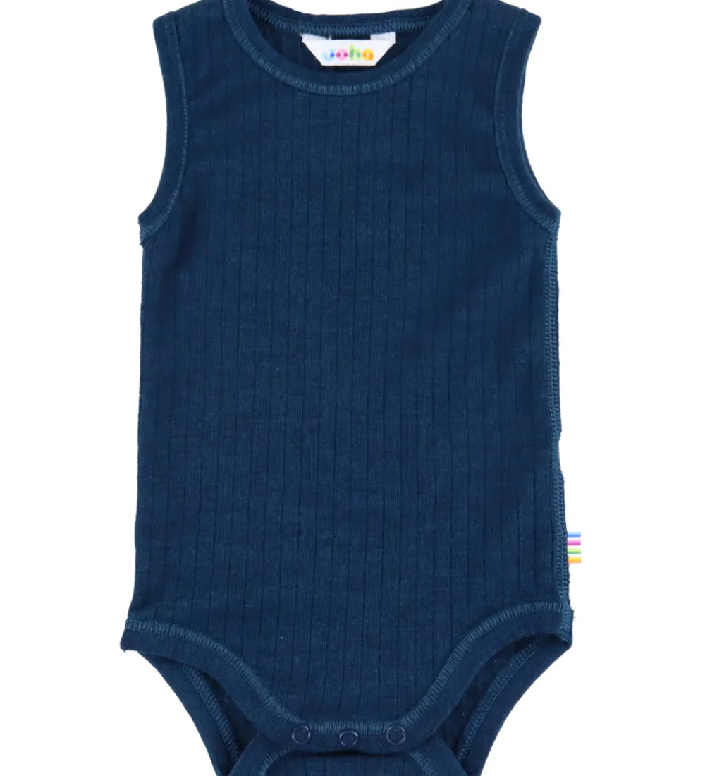 Børn Joha Bodyer|Uld>Body u/æ - Uld - Rib - Mørk Turkis