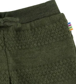 Børn Joha Bukser Og Jeans|Uld|Bukser - Strik - Uld - Mos Grøn