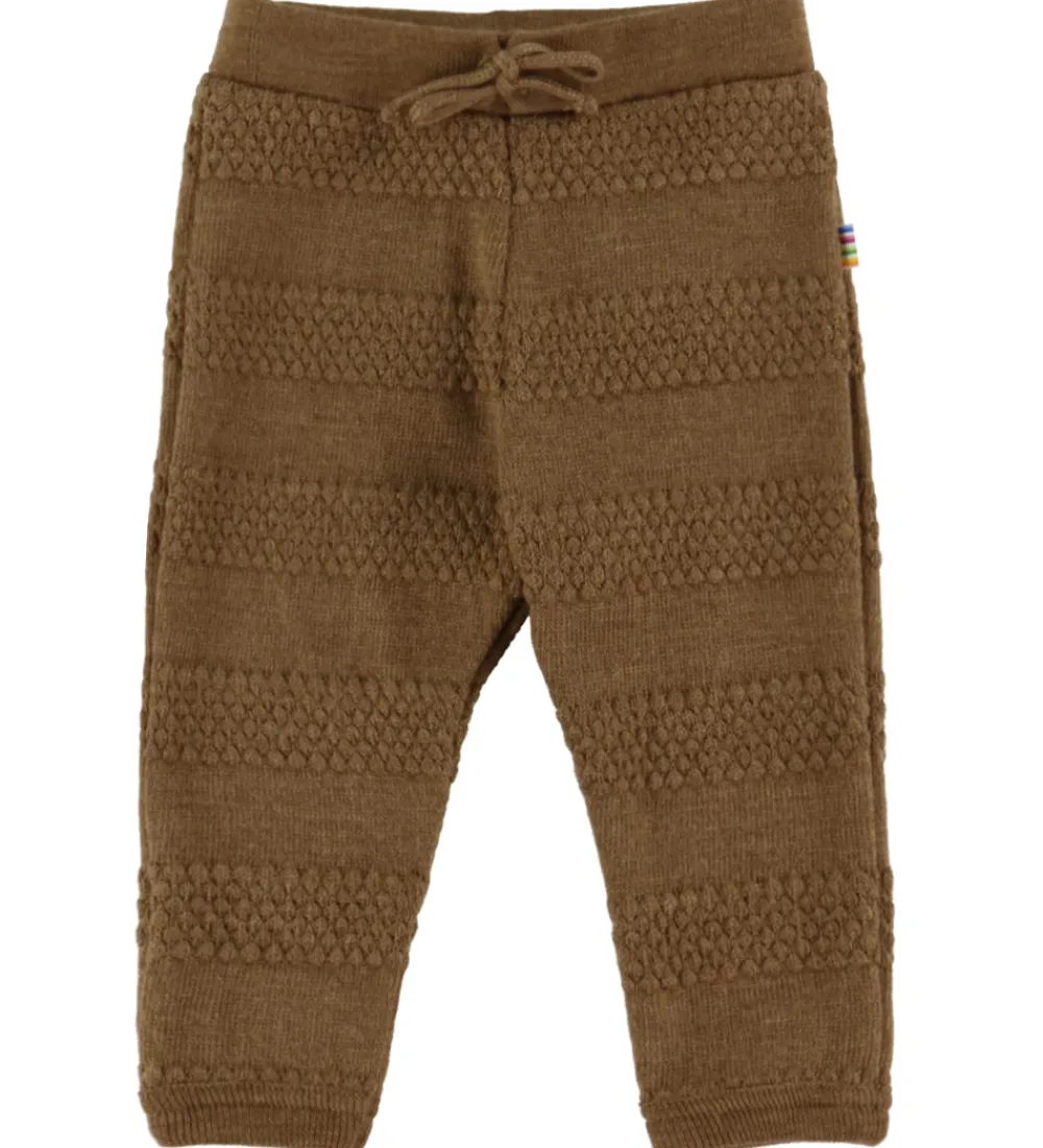 Børn Joha Bukser Og Jeans|Uld|Bukser - Strik - Uld - Varm Brun
