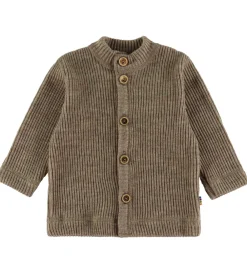 Børn Joha Cardigans|Unisex-Tøj|Cardigan - Strik - Uld - Beige Meleret