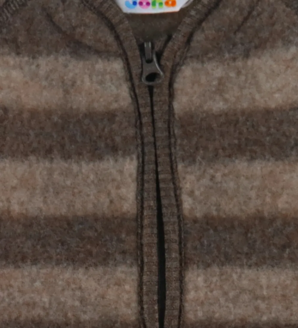 Børn Joha Cardigans|Unisex-Tøj>Cardigan - Uld - Brun