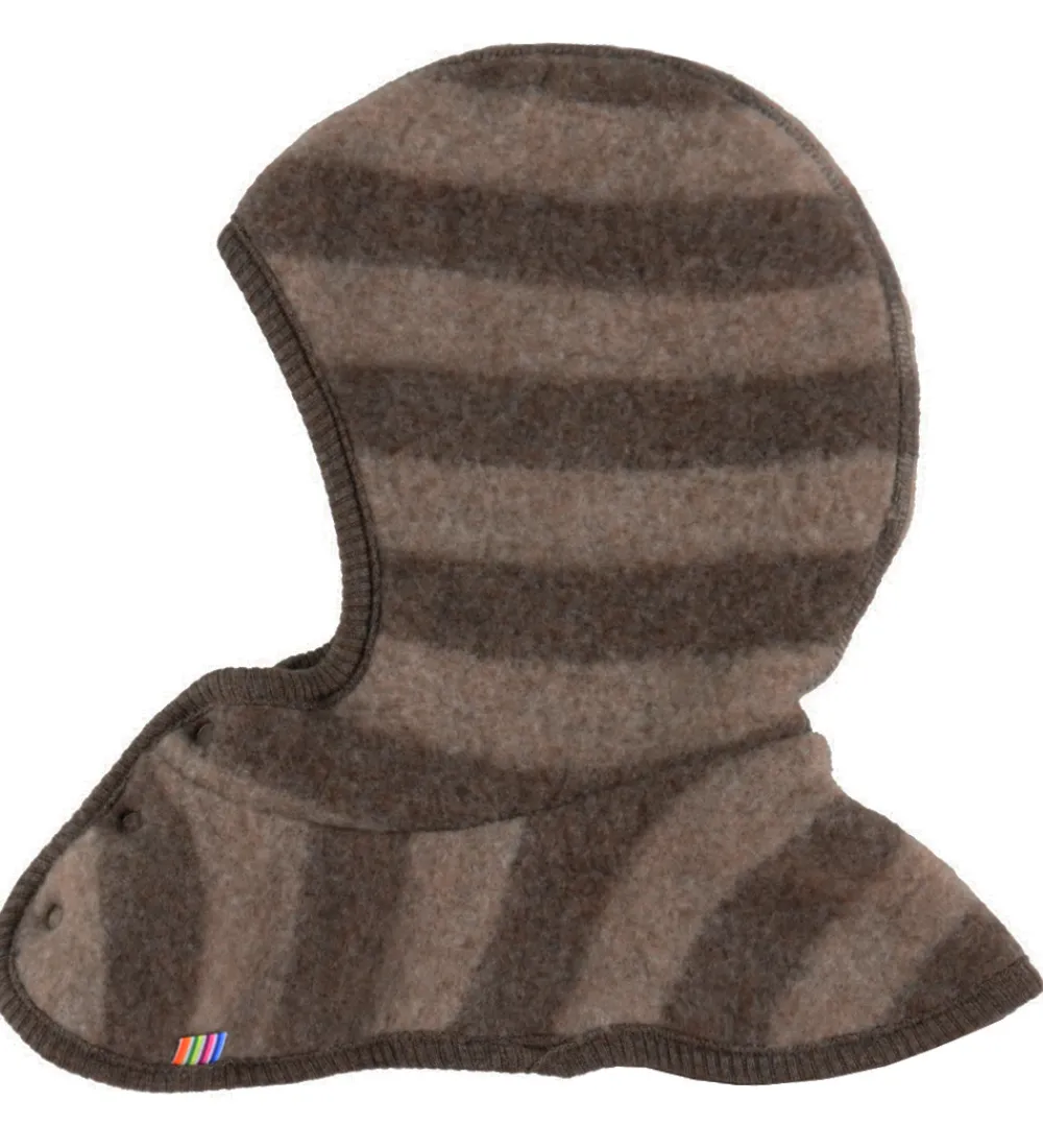 Børn Joha Elefanthuer|Unisex-Tøj|Elefanthue - 2-lags - Uld - Brun