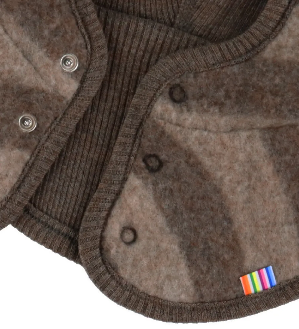 Børn Joha Elefanthuer|Unisex-Tøj|Elefanthue - 2-lags - Uld - Brun