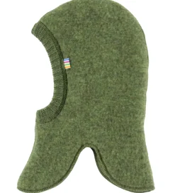Børn Joha Elefanthuer|Uld|Elefanthue - Uld - 2-lags - Mørk Oliven