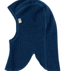 Børn Joha Elefanthuer|Uld|Elefanthue - Uld - Rib - 2-lags - Mørk Turkis