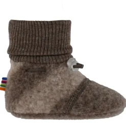 Børn Joha Hjemmesko|Uld|Futter - Uld - Brun