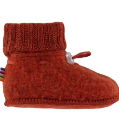 Børn Joha Hjemmesko|Uld|Futter - Uld - Rust