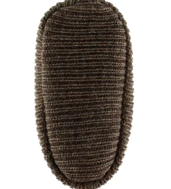 Børn Joha Hjemmesko|Uld>Futter - Uld - Strik - Brun Meleret