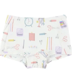 Børn Joha Undertøj|Pigetøj|Hipster - 2-pak - Viskose/Bambus - Off White m. Print