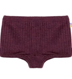 Børn Joha Undertøj|Uld|Hipsters - Uld - Rib - Blomme