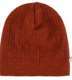 Børn Joha Huer Og Hatte|Uld>Hue - Uld - Rib - Rust