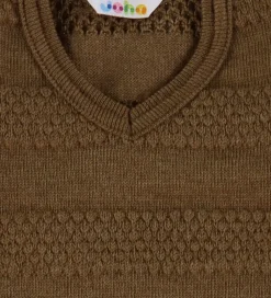 Børn Joha Kjoler|Pigetøj|Kjole - Uld - Varm Brun