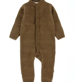 Børn Joha Køredragter|Unisex-Tøj>Køredragt - Strik - Uld - Varm Brun