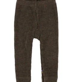 Børn Joha Bukser Og Jeans|Uld|Leggings - Strik - Uld - Brun Meleret