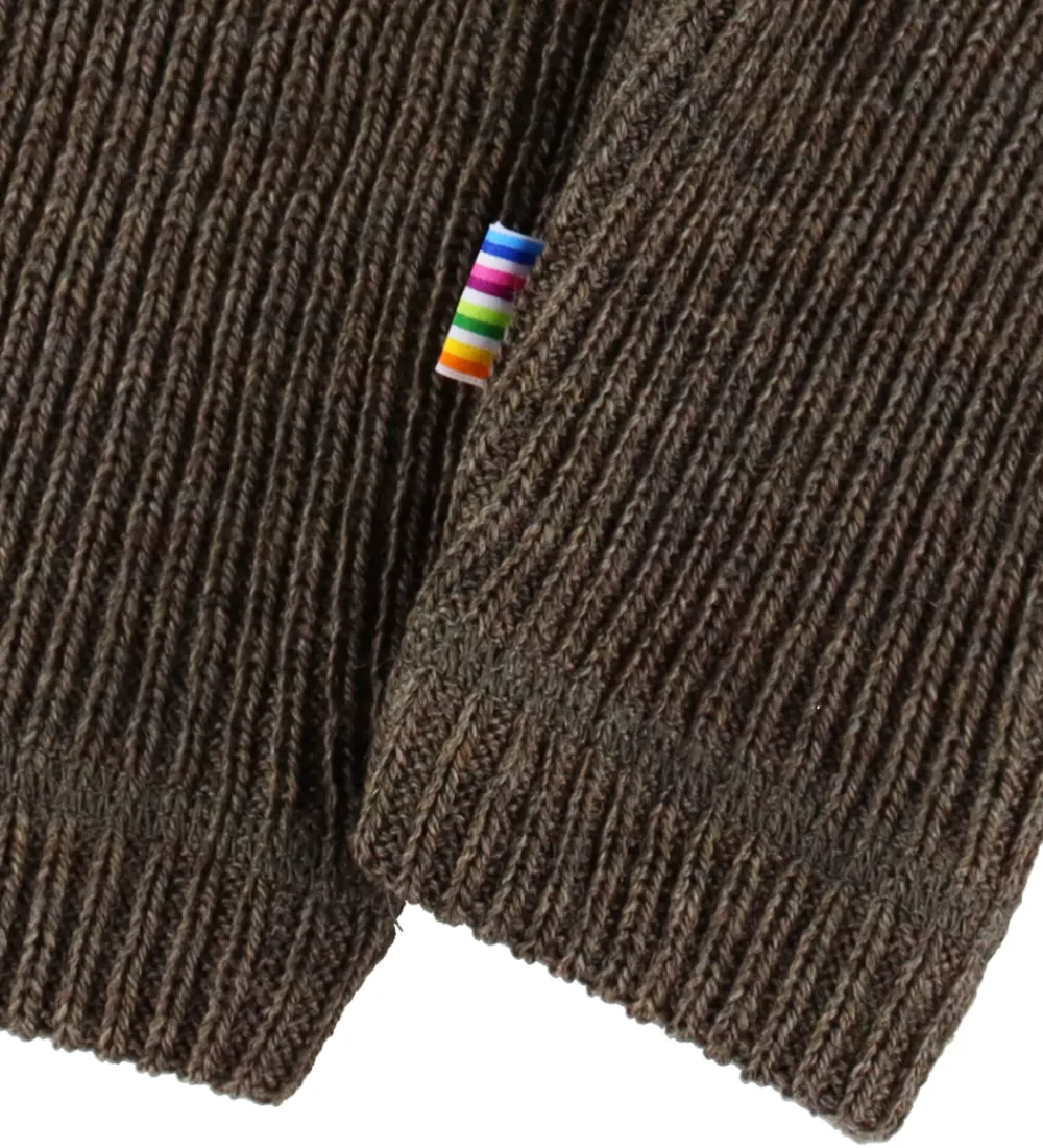 Børn Joha Bukser Og Jeans|Uld|Leggings - Strik - Uld - Brun Meleret