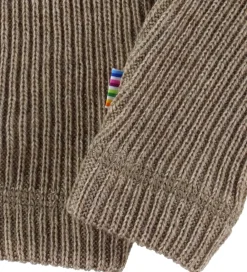 Børn Joha Bukser Og Jeans|Uld|Leggings - Strik - Uld - Beige Meleret