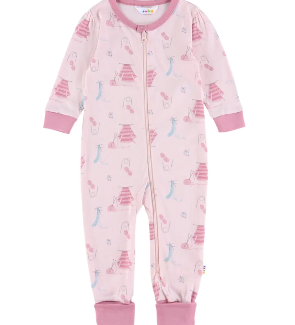 Børn Joha Nattøj|Pigetøj>Natdragt - Lyserød m. Print