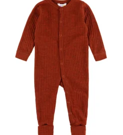 Børn Joha Nattøj|Uld|Natdragt - Uld - Rib - Rust
