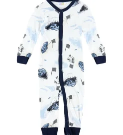 Børn Joha Nattøj|Drengetøj>Natdragt - Viskose/Bambus - Off White m. Print