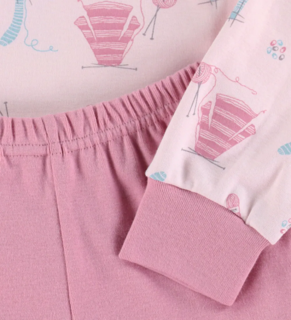 Børn Joha Nattøj|Pigetøj>Nattøj - 2-delt - Lyserød m. Print