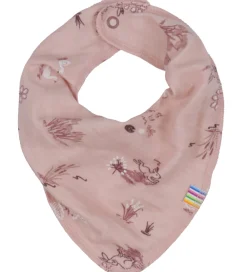 Joha Savlesmække>Savlesmæk - Uld/Bambus - Lyserød m. Print