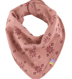 Joha Savlesmække|Savlesmæk - Uld/Bomuld - Rose m. Snefnug