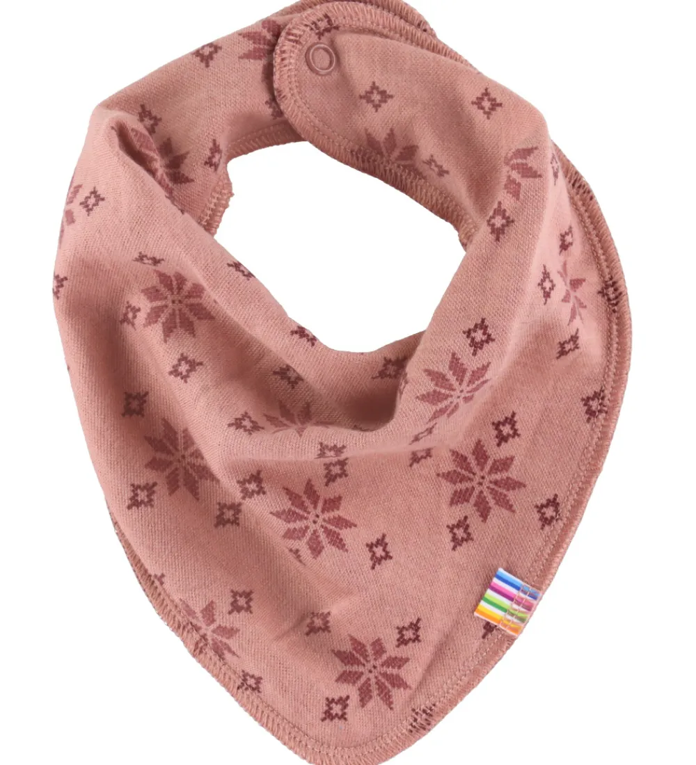 Joha Savlesmække|Savlesmæk - Uld/Bomuld - Rose m. Snefnug