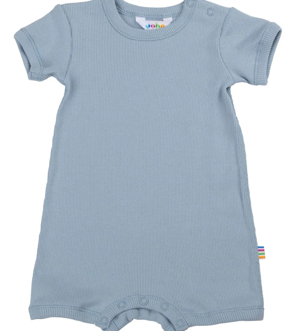 Børn Joha Sommerdragter>Sommerdragt - Rib - Støvet Blå