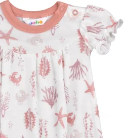 Børn Joha Sommerdragter>Sommerdragt - Uld - Lyserød m. Print