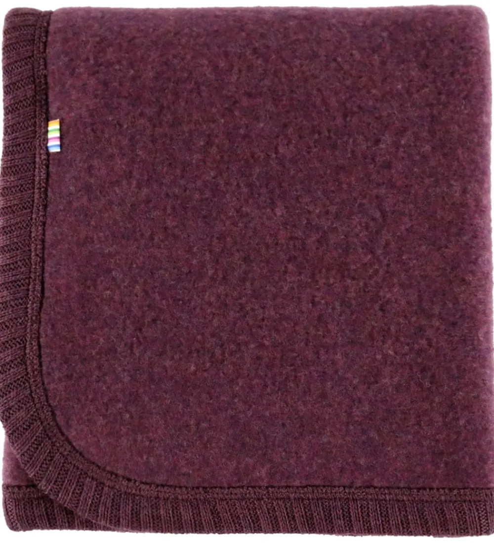 Børn Joha Tæpper|Børneværelset>Tæppe - 75x100 - Uld - Blomme