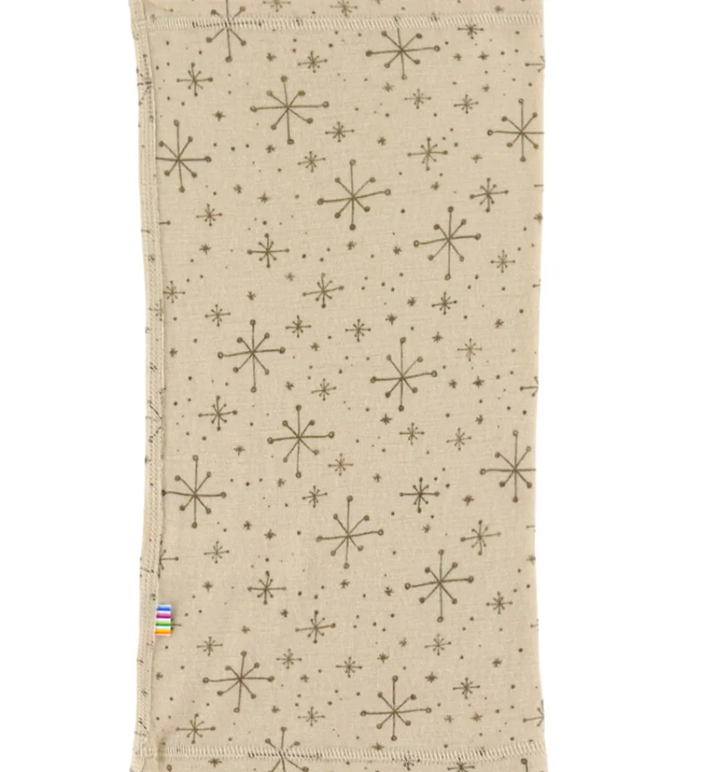 Børn Joha Tørklæder|Halsedisser|Tube - Uld - Beige m. Stjerner