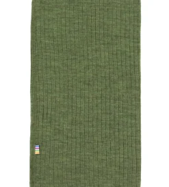 Børn Joha Tørklæder|Halsedisser>Tube - Uld - Rib - Mørk Oliven