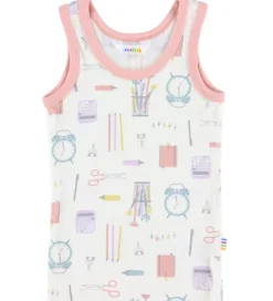 Børn Joha Undertøj|Pigetøj>Undertrøje - Viskose/Bambus - Off White m. Print