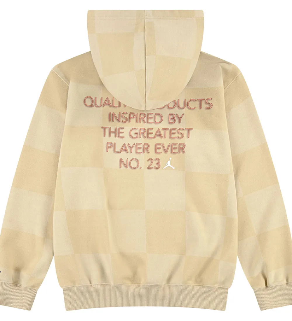 Børn Jordan Hættetrøjer>Hættetrøje - Sesame m. Logo